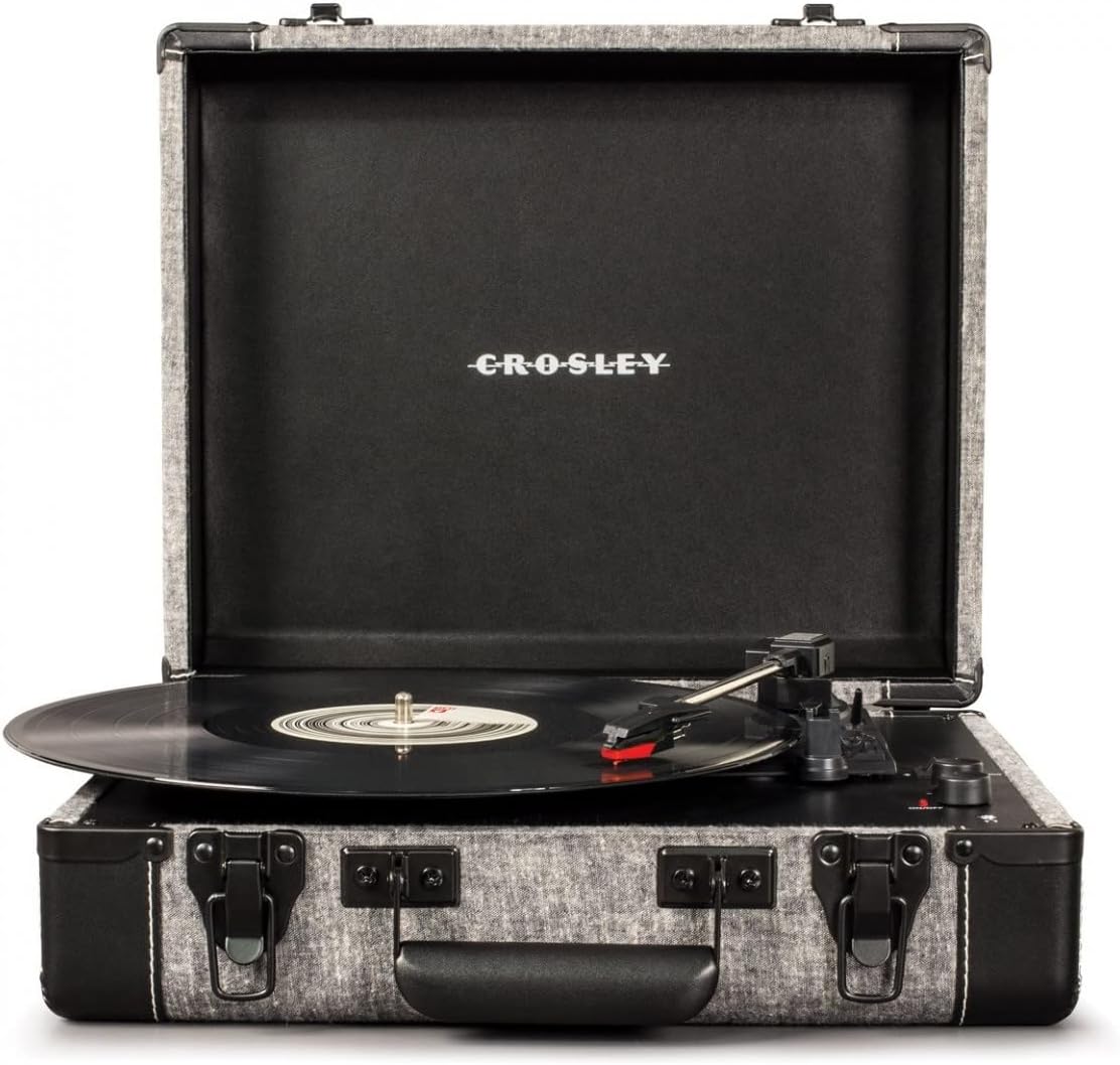 Crosley Executive Portable USB Turntable (Smoke) – Refurbished