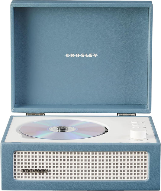 Crosley Voyager Portable CD Player Washed Blue