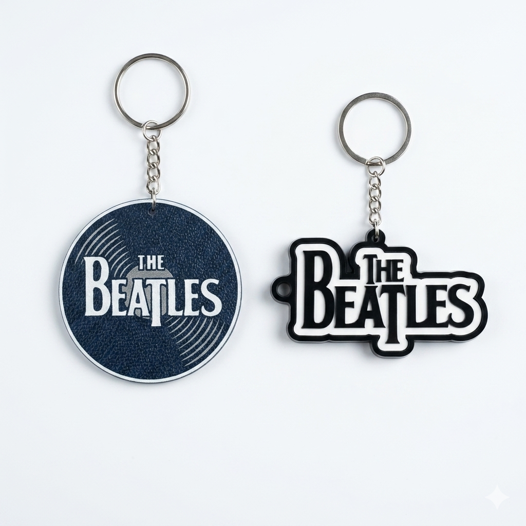 Beatles set of 2 Keyrings
