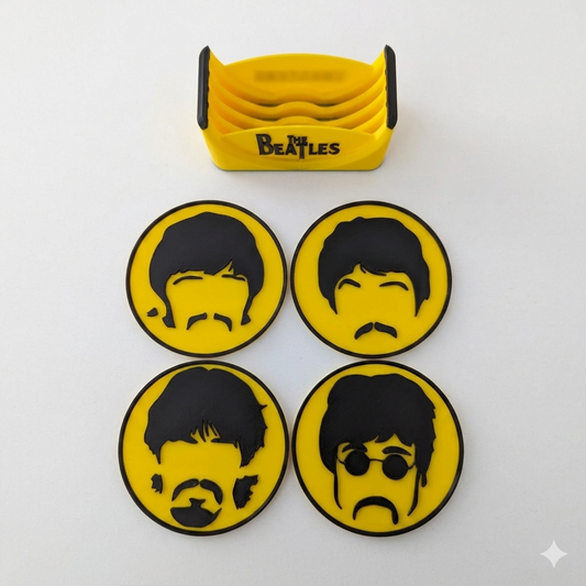 Yellow Submarine Beatles Coaster set