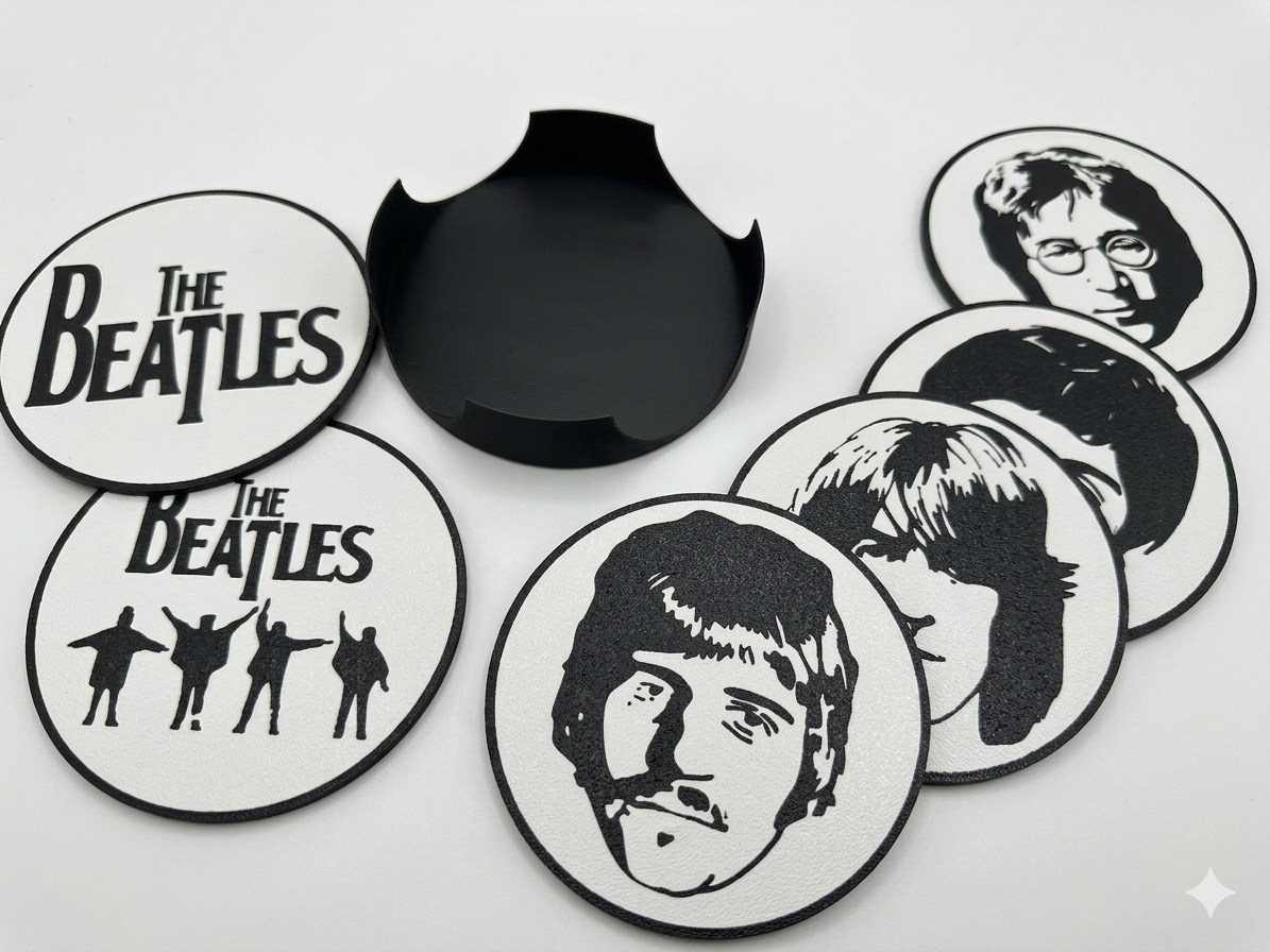 Beatles Drink Coaster Set
