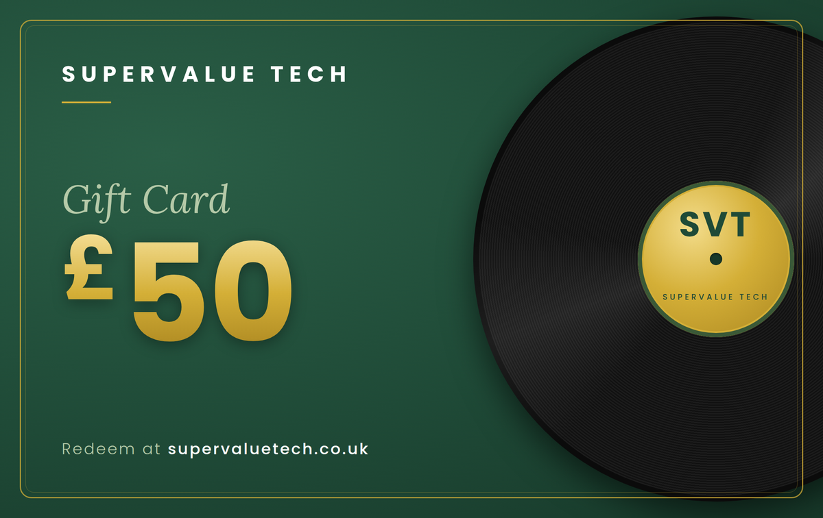 Supervalue Tech Gift Card – The Perfect Gift for Music Lovers